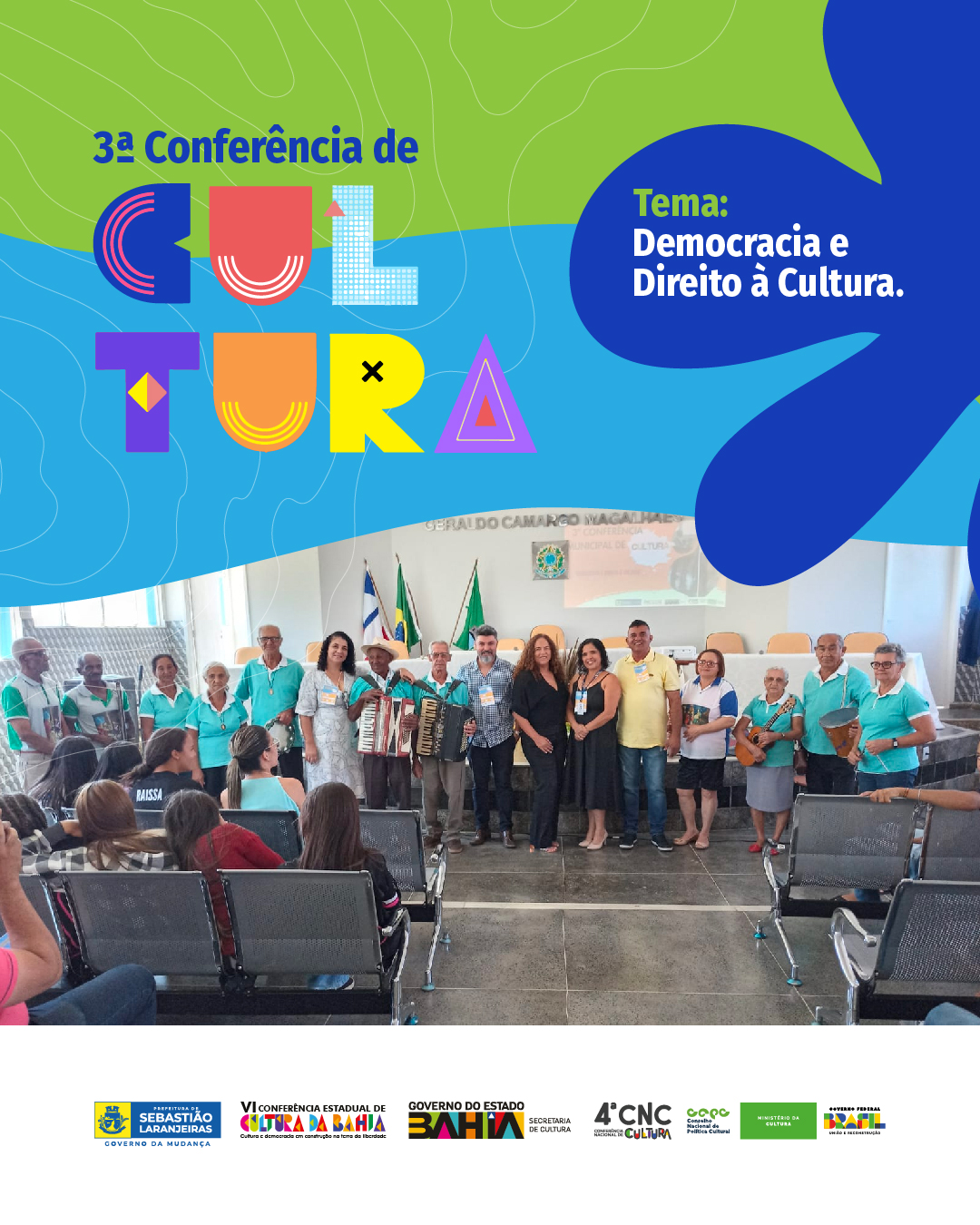 Sebastião Laranjeiras: 3ª Conferência Municipal de Cultura discute políticas públicas da área