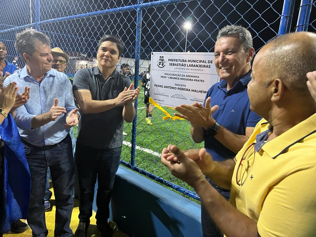 Prefeitura de Sebastião Laranjeiras inaugura Areninha e fortalece o esporte e inclusão social no município