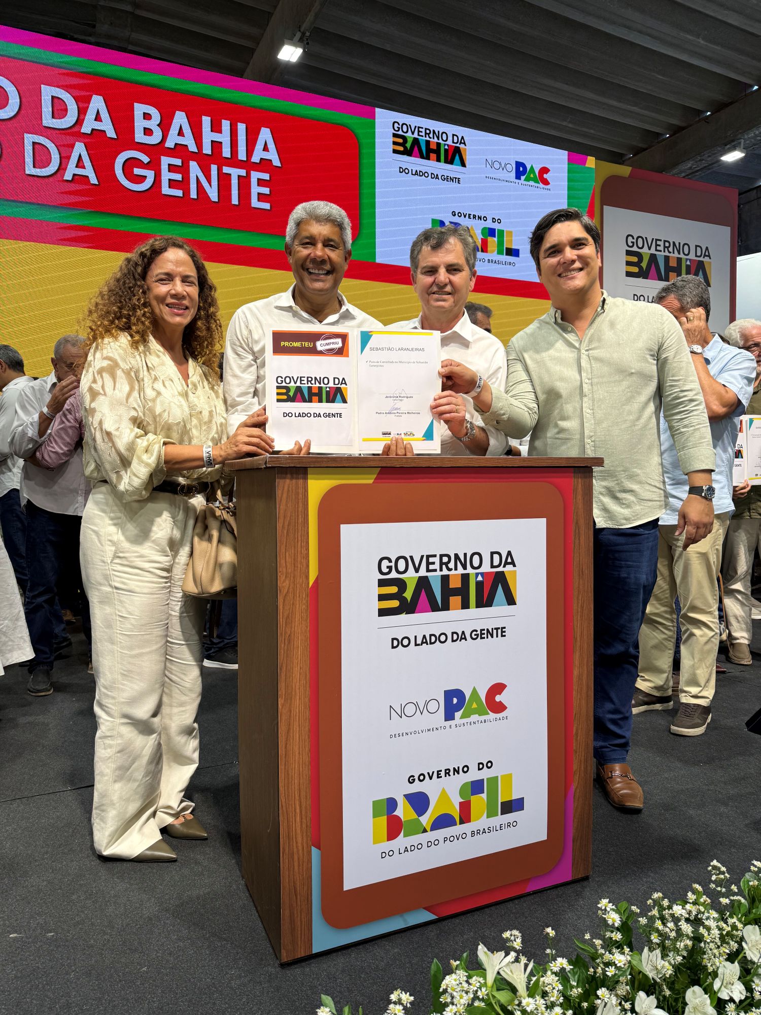 Sebastião Laranjeiras garante recursos para construção de pista de caminhada