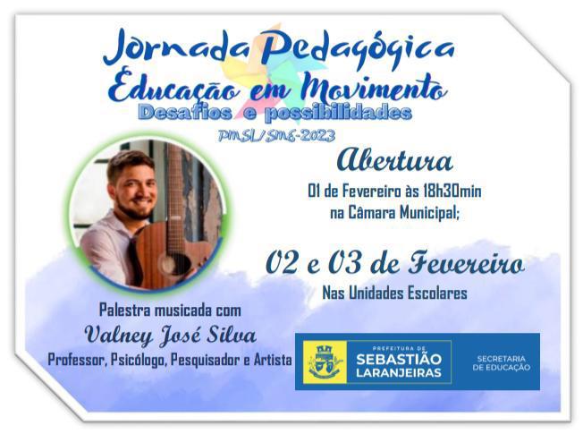Prefeitura de Sebastião Laranjeiras realizará Jornada Pedagógica 2023