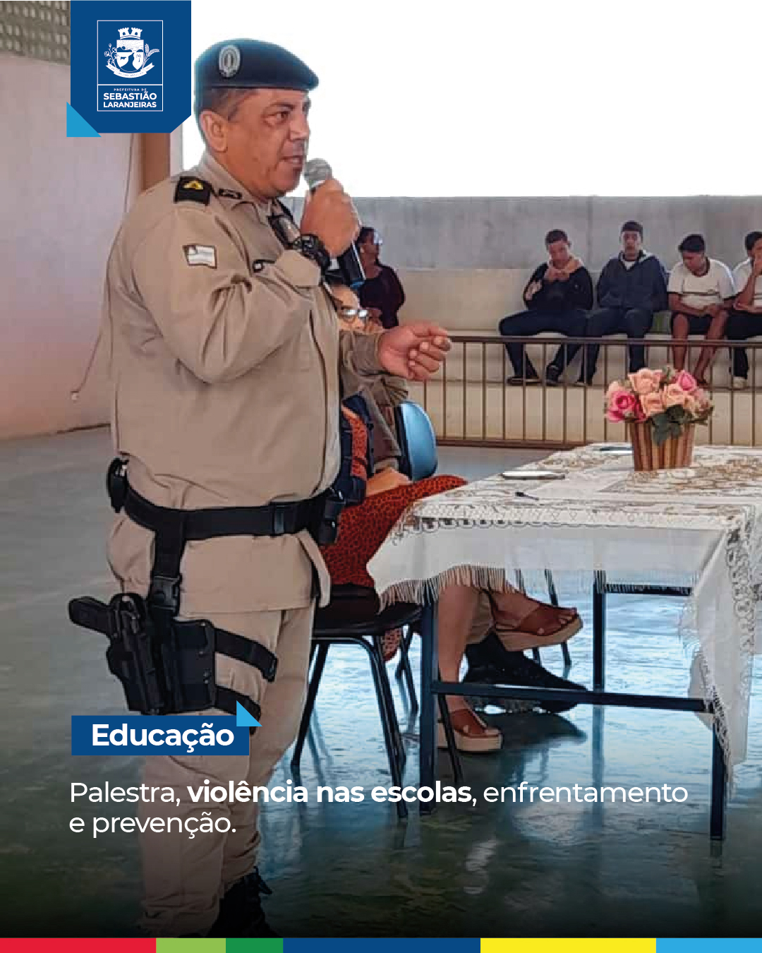 Prefeitura de Sebastião Laranjeiras promove iniciativa educacional com palestras sobre cidadania e combate à violência