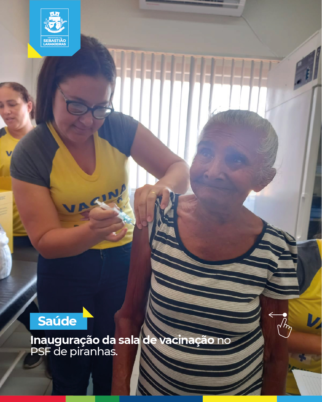 Prefeitura de Sebastião Laranjeiras inaugura sala de vacinação da UBS de Piranhas e reabre unidade